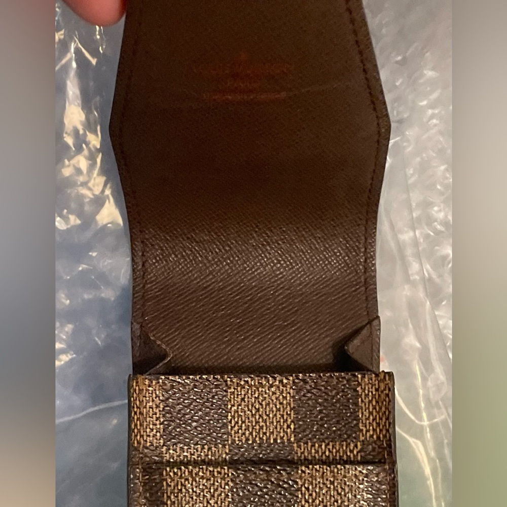 Louis Vuitton Canvas Damier Ebene Etui Cigarette Case - Excellent Condition - Picture 10 of 12